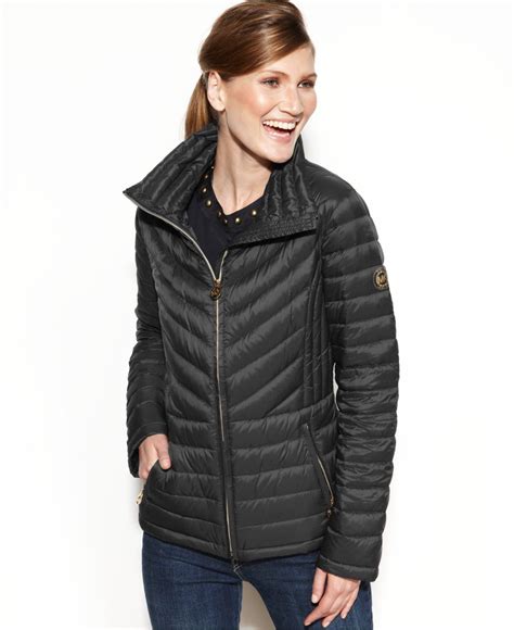 ladies michael kors puffrr cowt|Michael Kors reversible puffer coat.